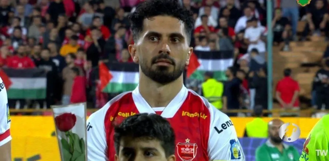 همبستگی پرسپولیسی‌ها با طوفان الاقصی در ورزشگاه آزادی