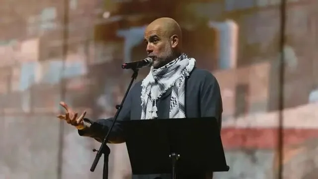 گواردیولا بار دیگر از فلسطین حمایت کرد