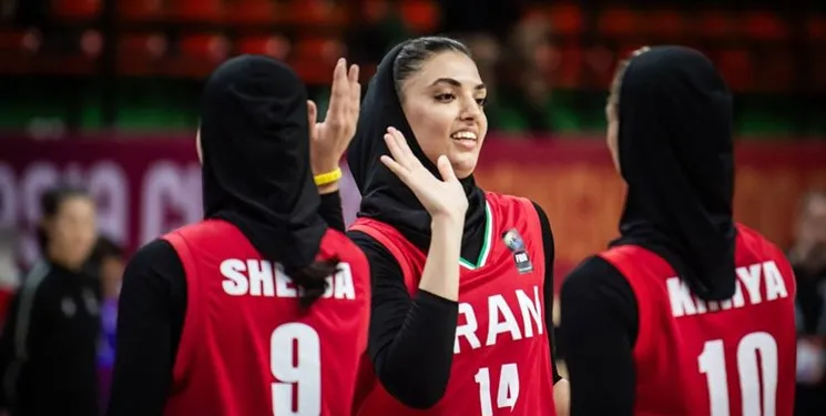 درخشش دختران بسکتبال ایران