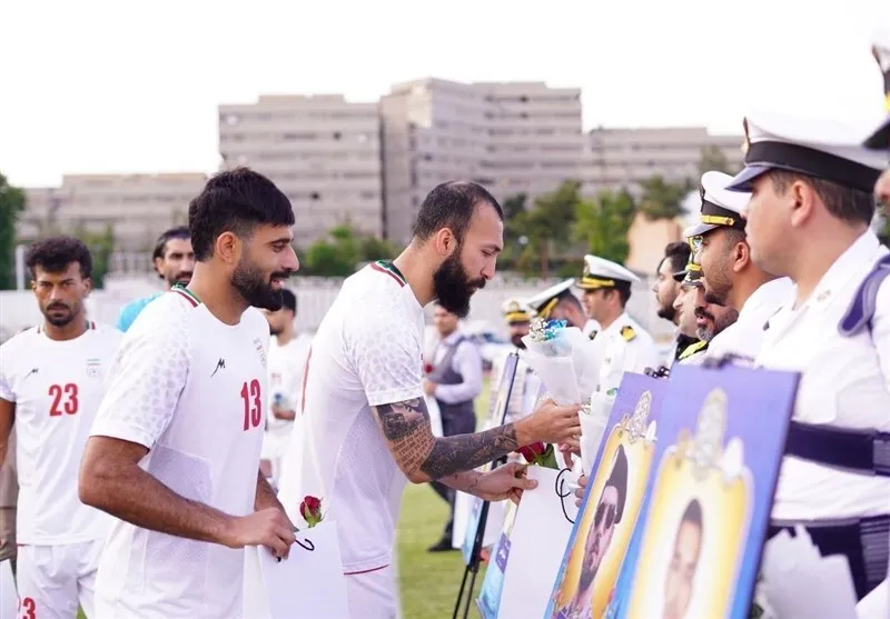 برگزاری سومین بازی درون تیمی تیم ملی با حضور جانبازان ناو دنا
