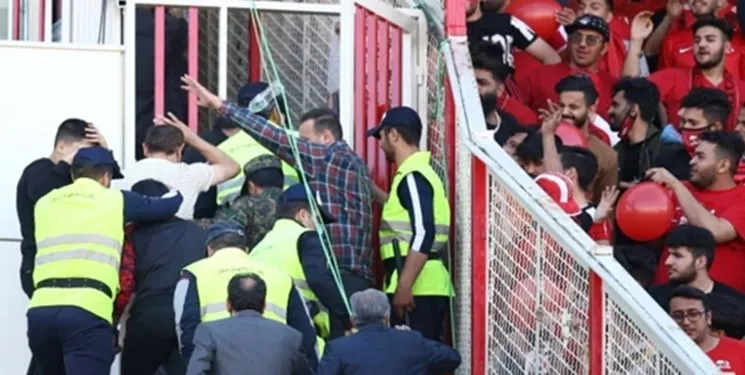 دستگیری عوامل اصلی اخلال در نظم بازی تراکتور و پرسپولیس