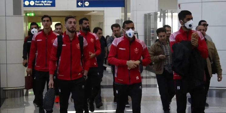 کاروان پرسپولیس به دبی رسید