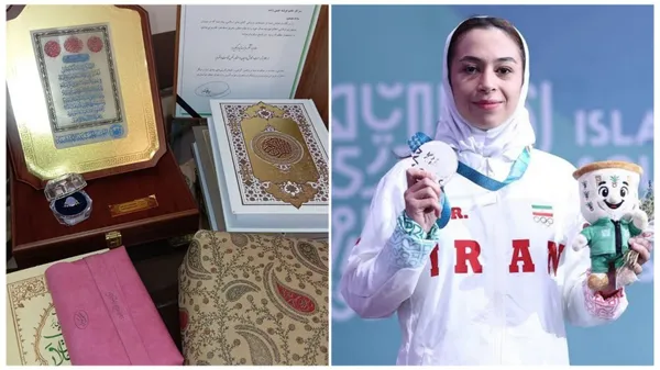 هدایای رهبر معظم انقلاب به بانوی موی‌تای کار کشور