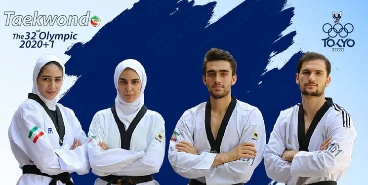 المپیک توکیو/ تکواندوی کشورمان به مدال نقره نمایشی میکس تیمی رسید