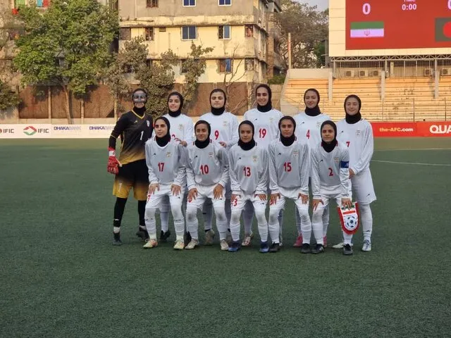 دختران زیر ۲۰ سال ایران در آسیا دهم شدند
