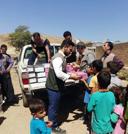 اردوی جهادی با حضور کیانوش رستمی در روستای «گله جار»