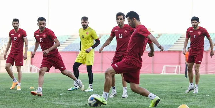 گزارش تمرین پرسپولیس/کارهای سبک با حضور یک میهمان ویژه