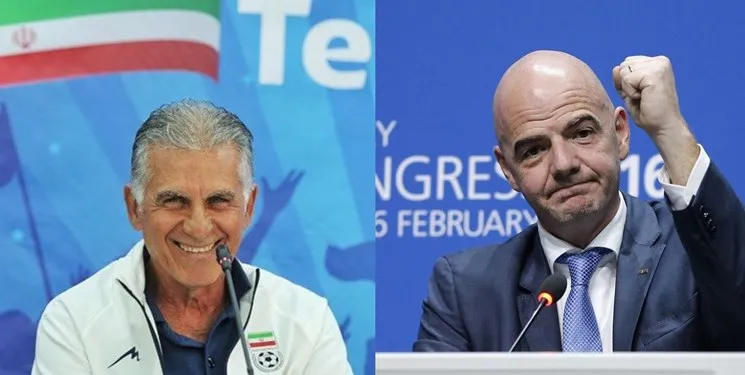 پاسخ جالب رئیس فیفا به سبک کی‌روش به مدعیان حقوق بشر