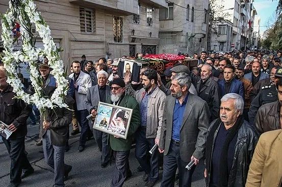 آخرین وداع با حاج حسن شایان فر