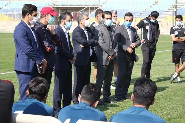 دیدار مدیرعامل جدید با اعضای تیم پرسپولیس
