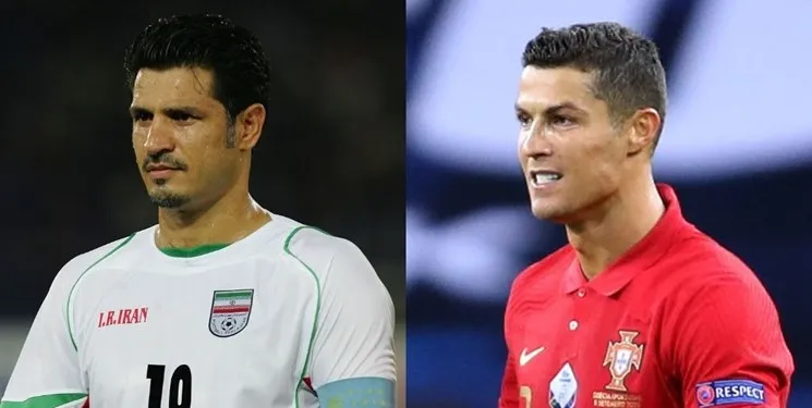 واکنش رونالدو بعد از شکستن رکورد دایی