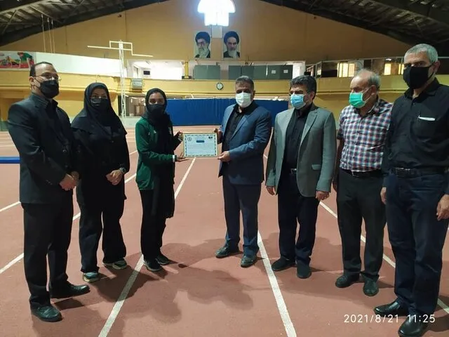حضور پرچمدار المپیکی افغانستان در مشهد