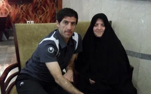 کریم باقری عزادار شد