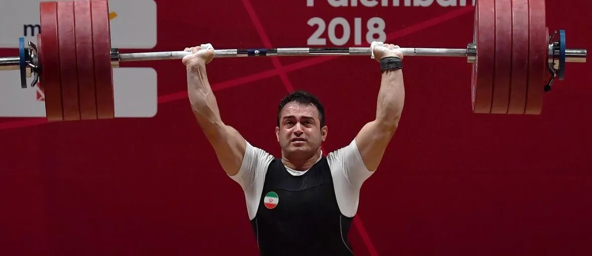 لحظه شکستن رکورد جهان توسط سهراب مرادی
